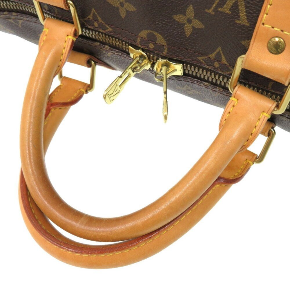 LOUIS VUITTON Authentic Brown Monogram Boston Bag - Picture 6 of 11